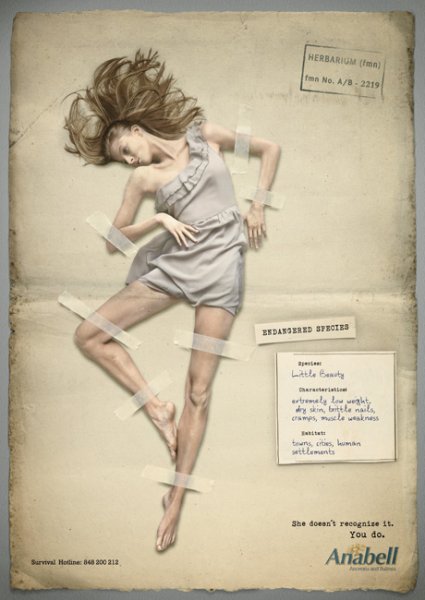 Реклама против анорексии