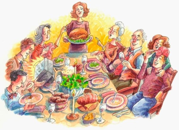 Мультяшные застолья