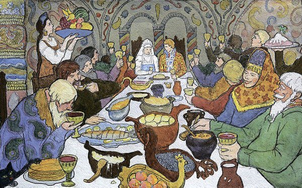 Царский пир Васнецов