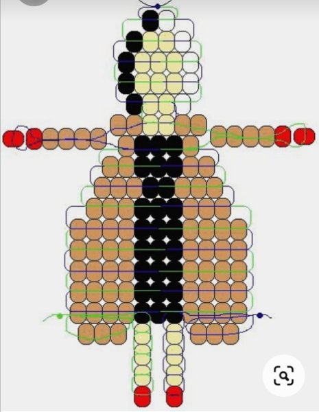Объёмное параллельное плетение бисером