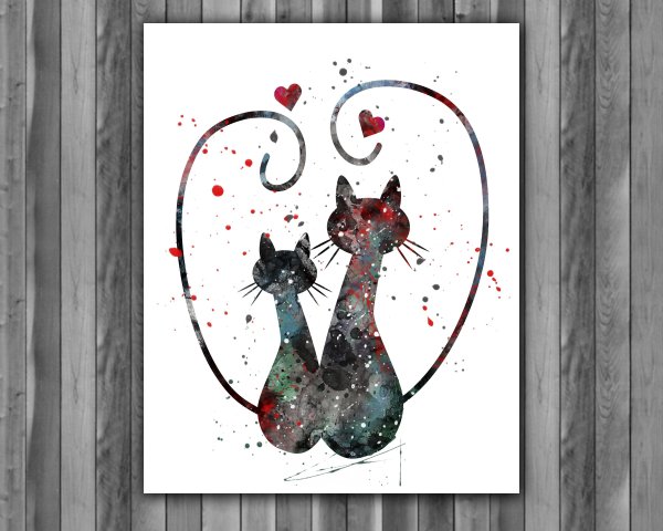 Постер кошки