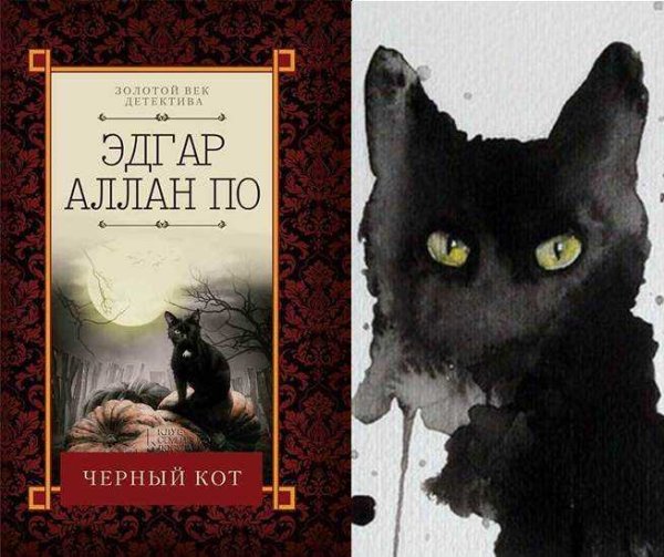 Черная кошка Эдгар Аллан по