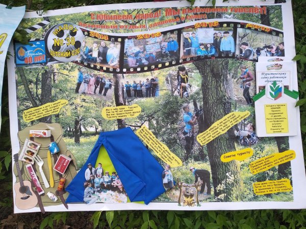 Плакаты на туристический слет