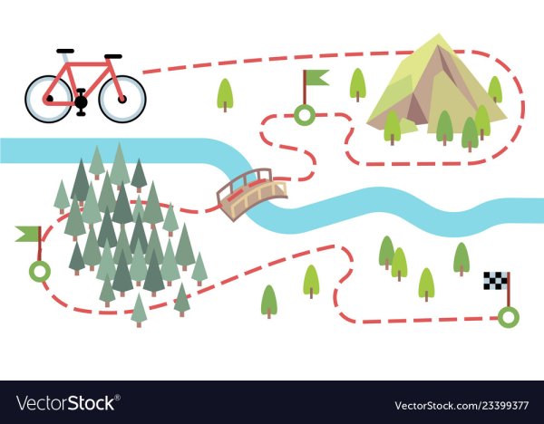 Схема маршрута для детей