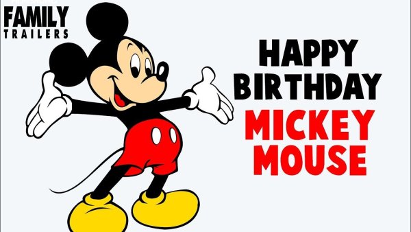 Счастливый Микки Маус