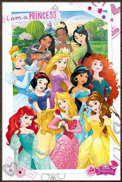 Диснеевские принцессы плакат