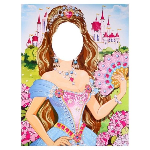 Плакат в стиле принцессы