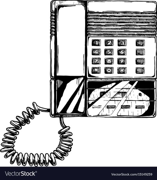 Телефония рисунок