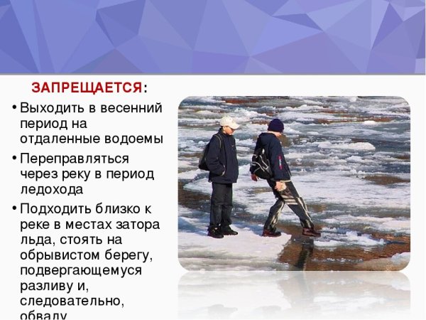 Осторожно весенний паводок