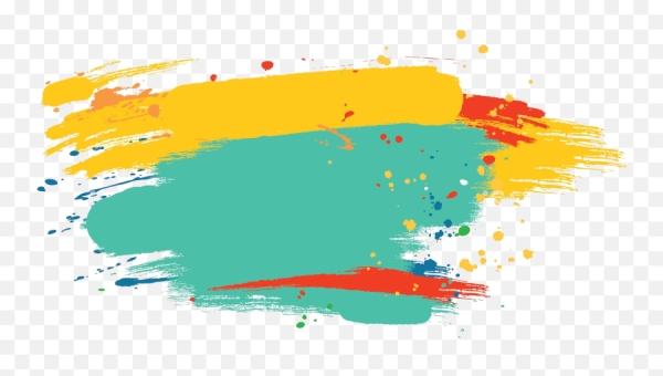 Клякса на прозрачном фоне