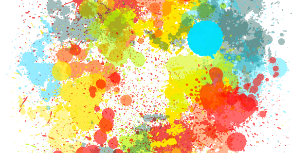 Кляксы краски