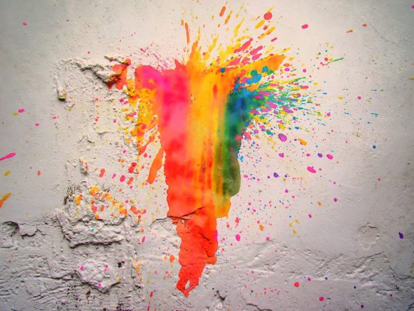 Разлитая краска