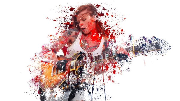 Фон для портрета брызги