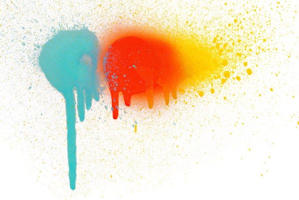 Брызги краски из баллончика
