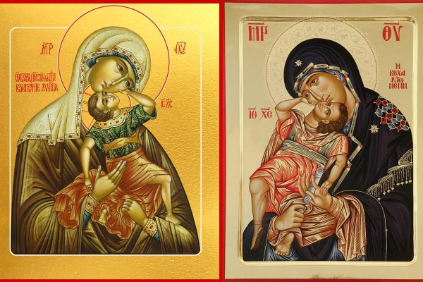 Взыграние младенца икона Божией матери