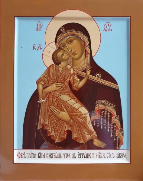 Взыграние Угрешская младенца икона Божией