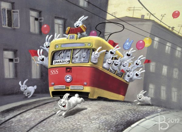 Заяц в трамвае