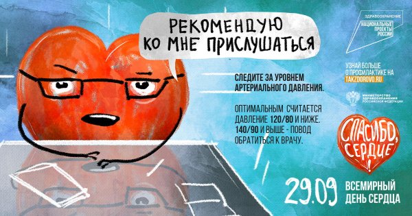 29 Сентября Всемирный день сердца 2021