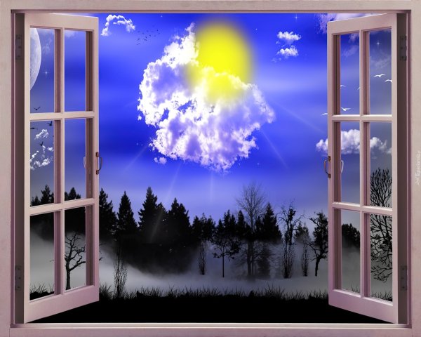 Солнце в окошке