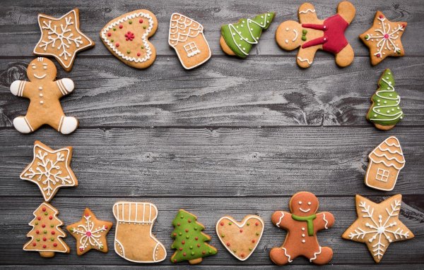 Новогоднее печенье