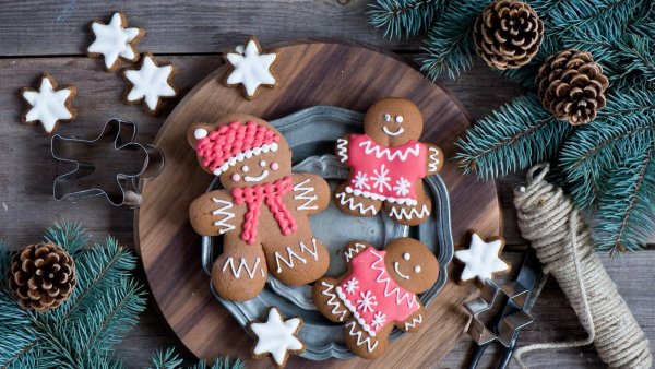 Новогодние печеньки