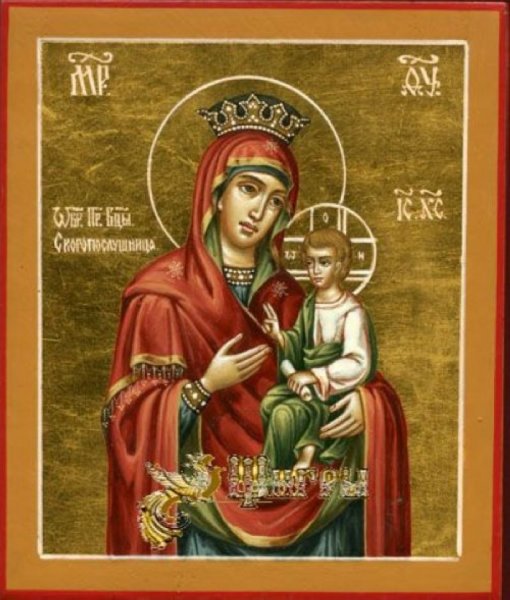 Икона Богородицы Скоропослушница 17 века