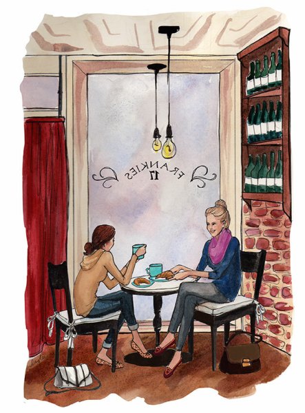 Кафе рисунок