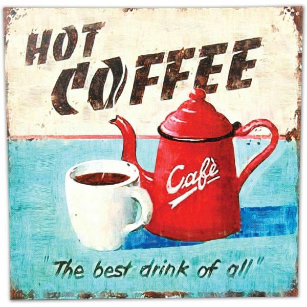 Винтажные постеры кофе