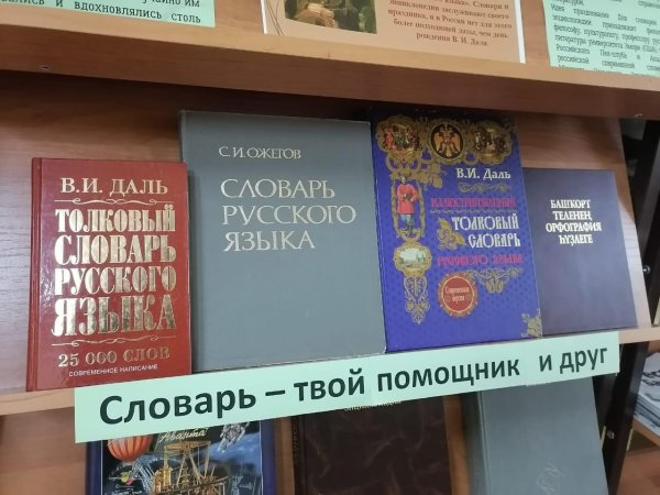 22 Ноября день словаря