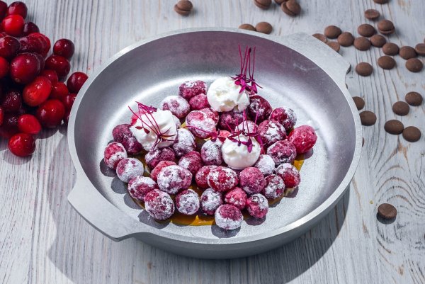 Клюква десерт