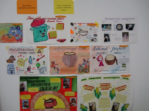 Плакат на тему любите кашу