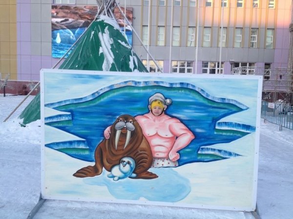 День моржа рисунок