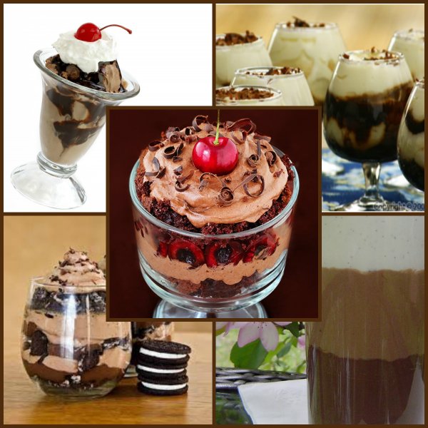 Парфе с шоколадом