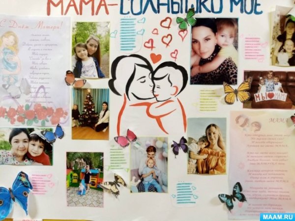 Идеи плакатов на день матери с фотографиями