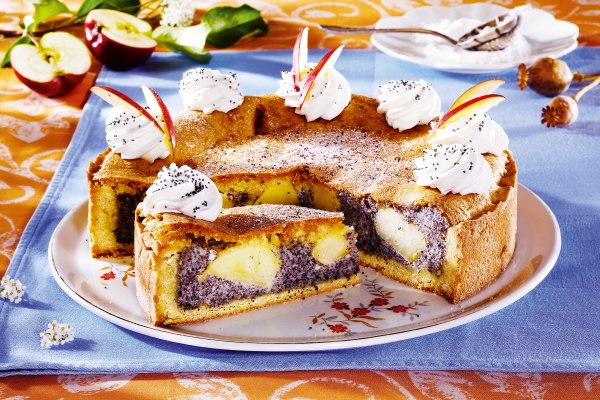 Песочный маковый пирог