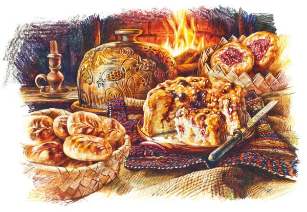 Старинная русская кухня