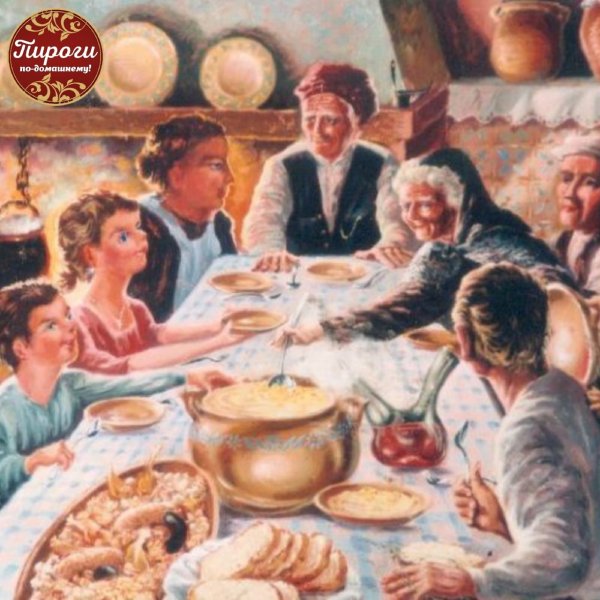 Рождественское застолье на Руси