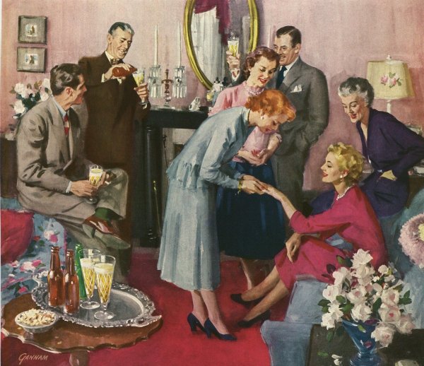 Иллюстрации John Gannam 1907-1965