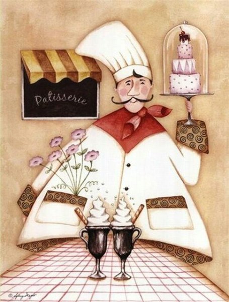 Винтажный повар