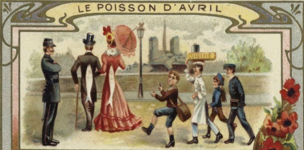 Первое апреля во Франции