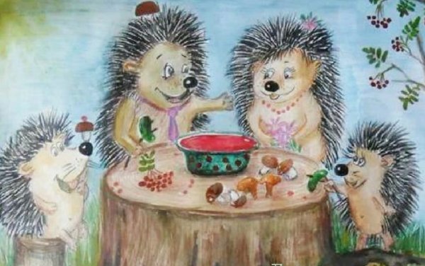 Еж иллюстрация