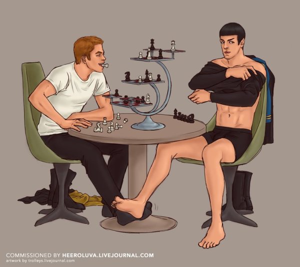 Star Trek TOS рисунки приколы