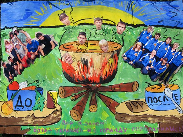 Плакат на тему туризм