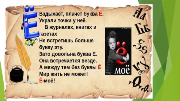 День рождения буквы ё 29 ноября