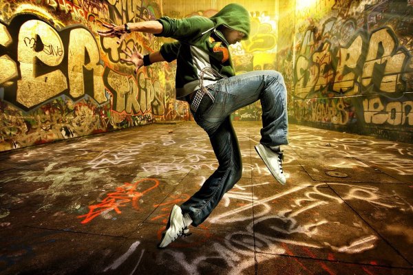 Брейк данс граффити