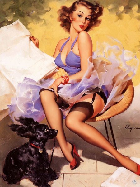 Художник Gil Elvgren