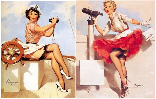 Джил Элвгрен Gil Elvgren американский художник