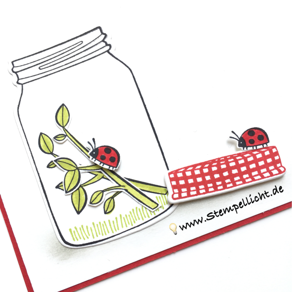 Открытка с баночкой