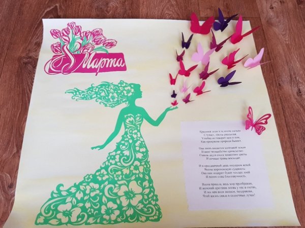 Плакат Весна своими руками