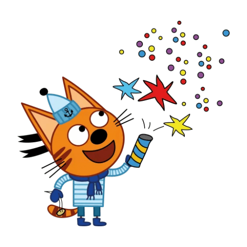 Коржик кот три кота